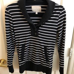 Black and white striped pullover - Banana Republic